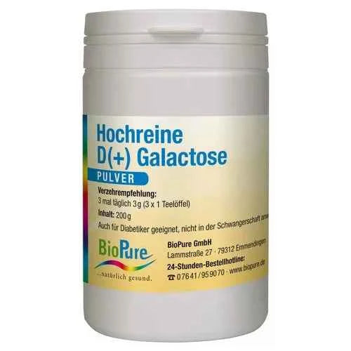 HIGHLY PURIFIED D+ Galactose Powder 200 g