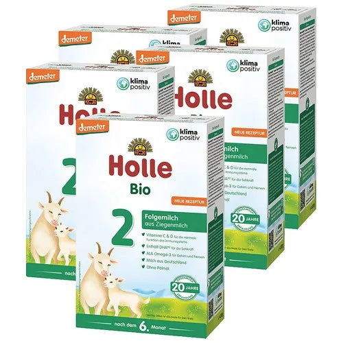 HOLLE Organic Follow-on Milk 2 Goat's Milk Based Powder 2000 g - UKDorf