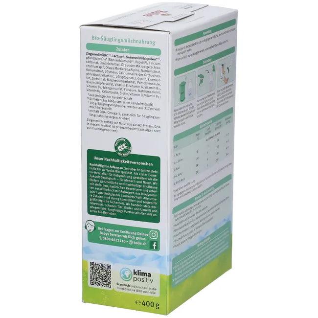 HOLLE Organic Initial Milk 1 based on goat's milk - UKDorf
