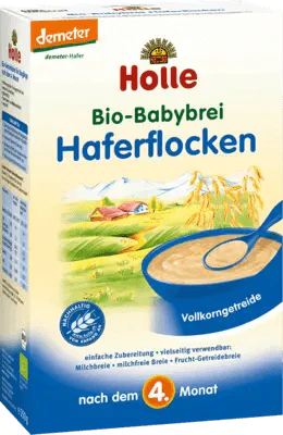 HOLLE organic baby porridge oatmeal - UKDorf