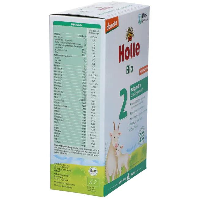 HOLLE organic follow-on milk 2 based on goat's milk powder - UKDorf