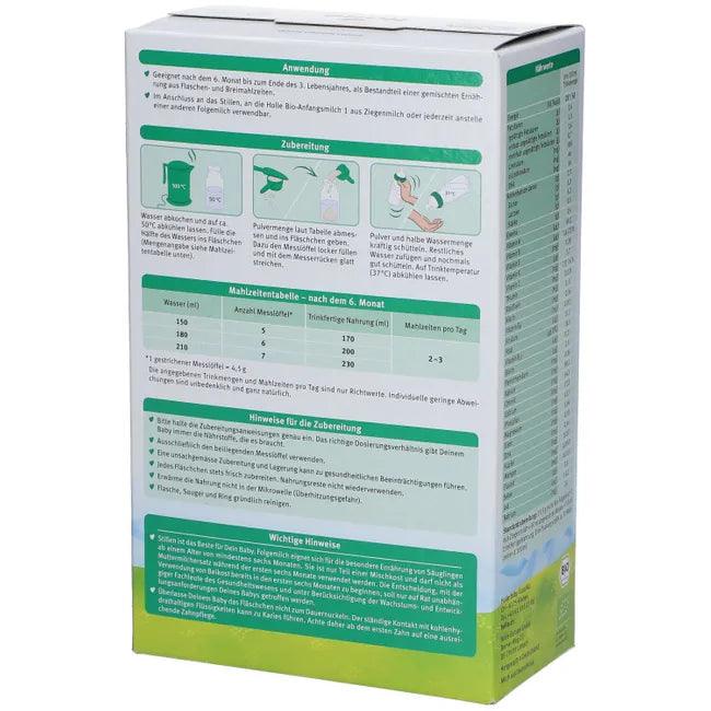 HOLLE organic follow-on milk 2 based on goat's milk powder - UKDorf
