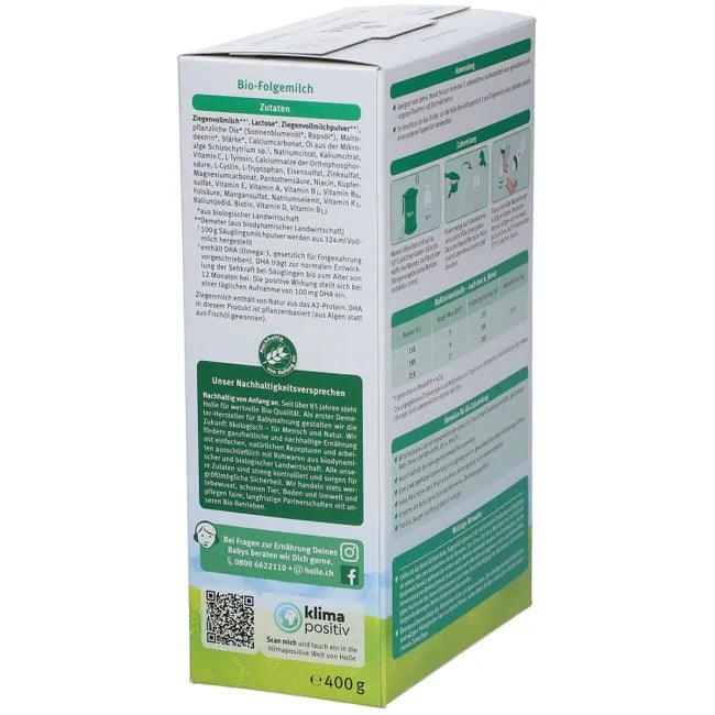 HOLLE organic follow-on milk 2 based on goat's milk powder - UKDorf