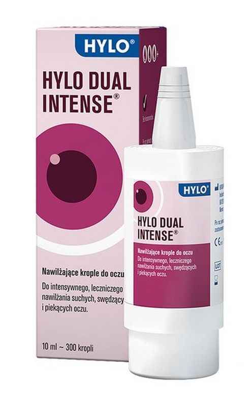 HYLO DUAL INTENSE Moisturizing eye drops with ectoine 10 ml