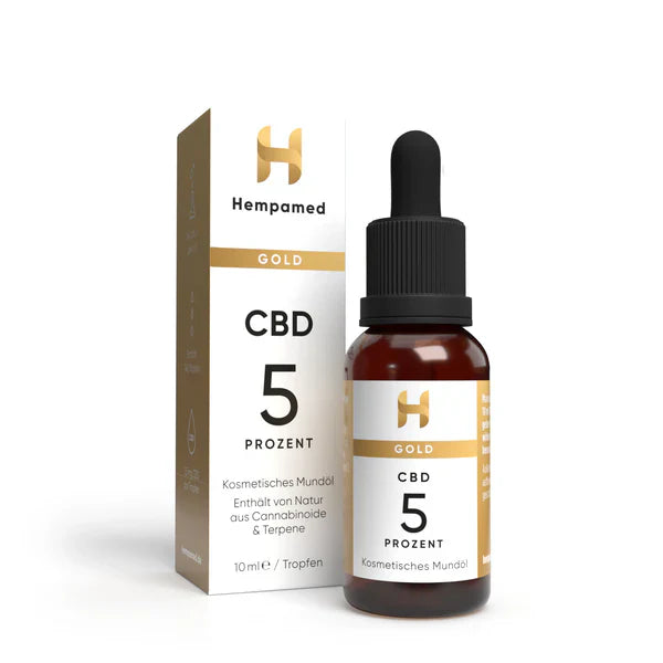Hempamed Gold CBD Oil 5% - UKDorf