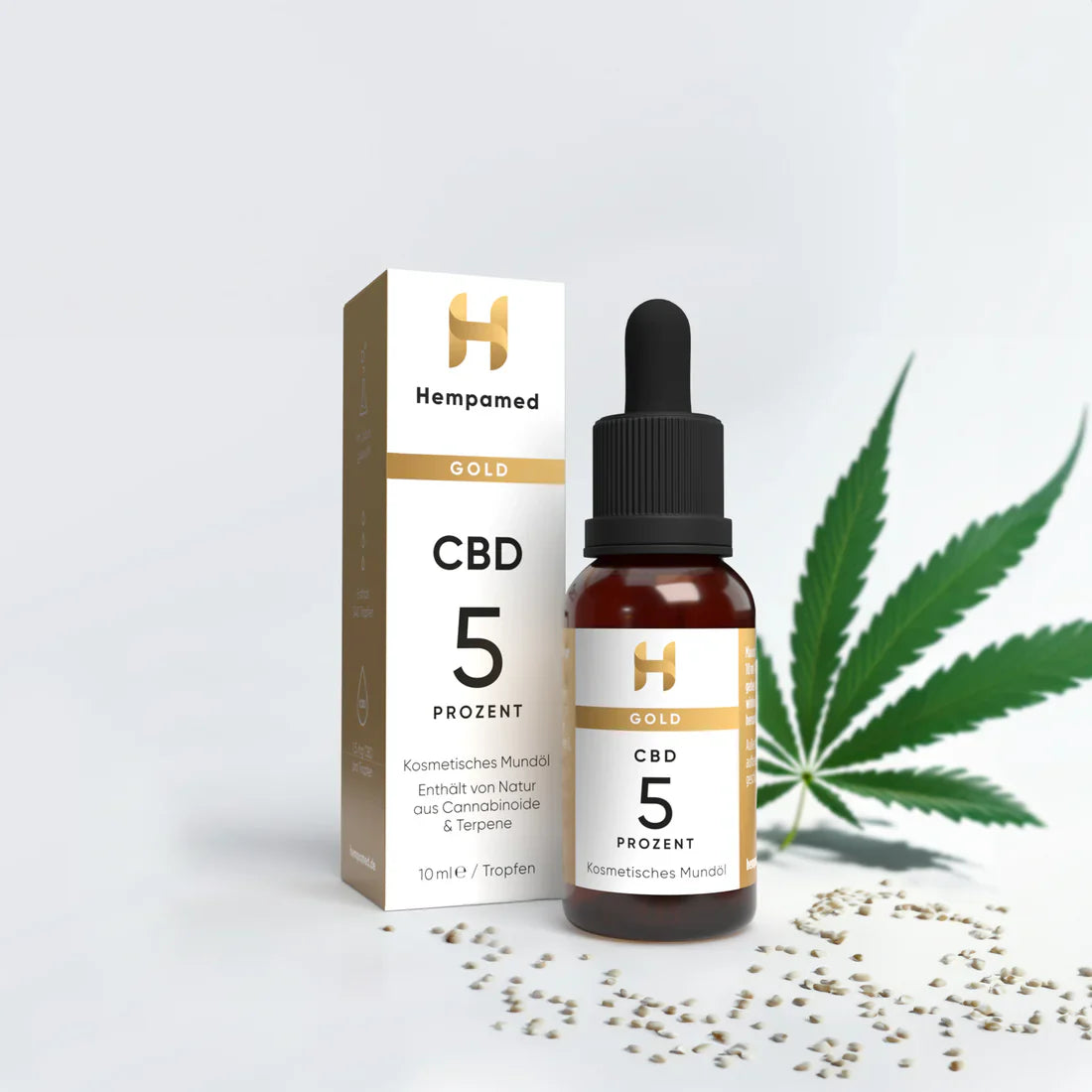 Hempamed Gold CBD Oil 5% - UKDorf