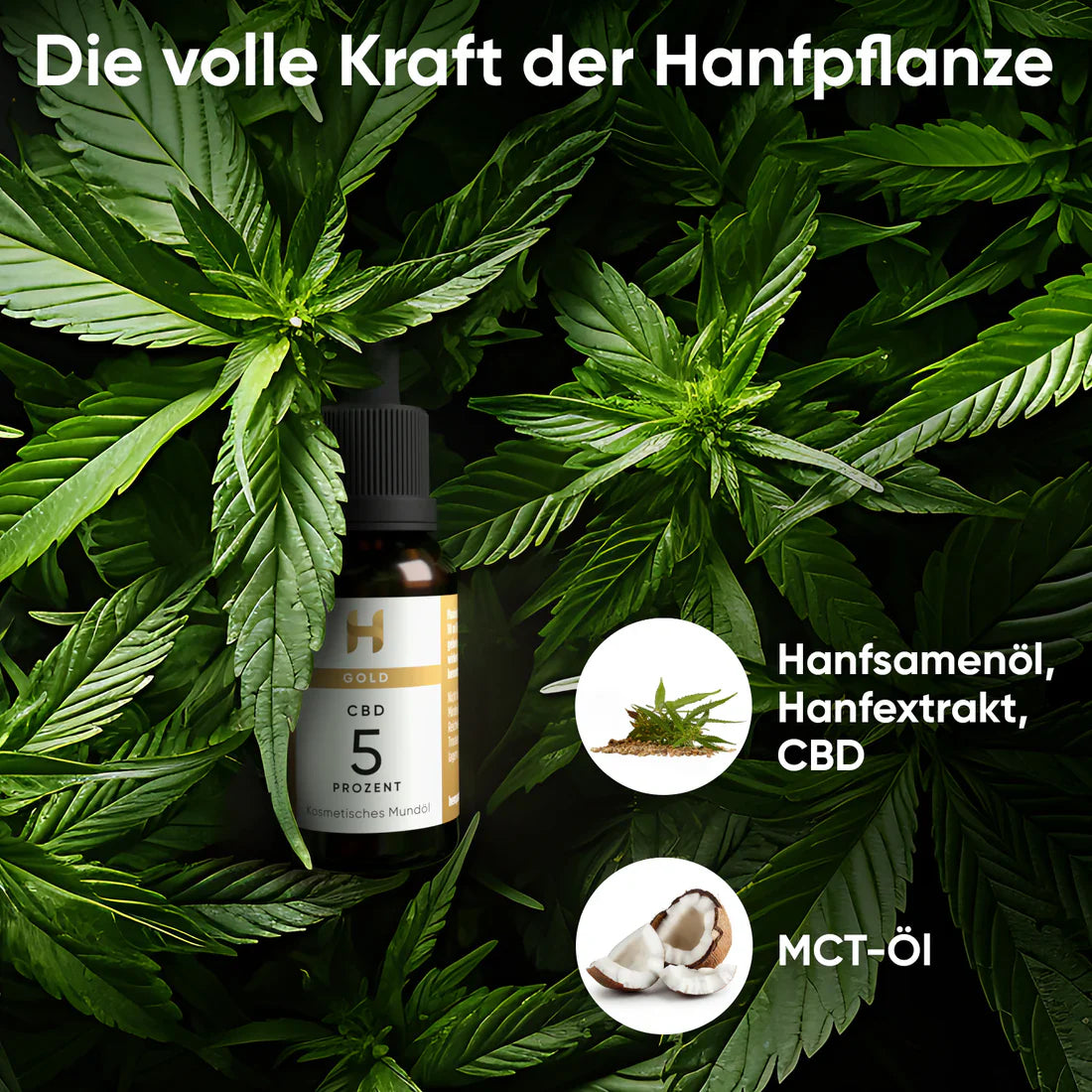 Hempamed Gold CBD Oil 5% - UKDorf