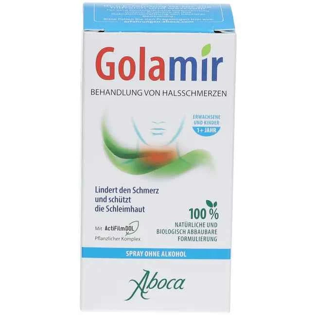 Herbal throat spray to relieve sore throats alcohol-free spray