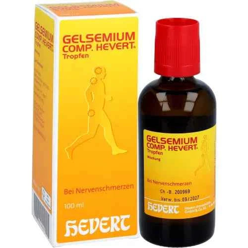 Homeopathic medicine for nerve pain, GELSEMIUM COMP.Hevert drops