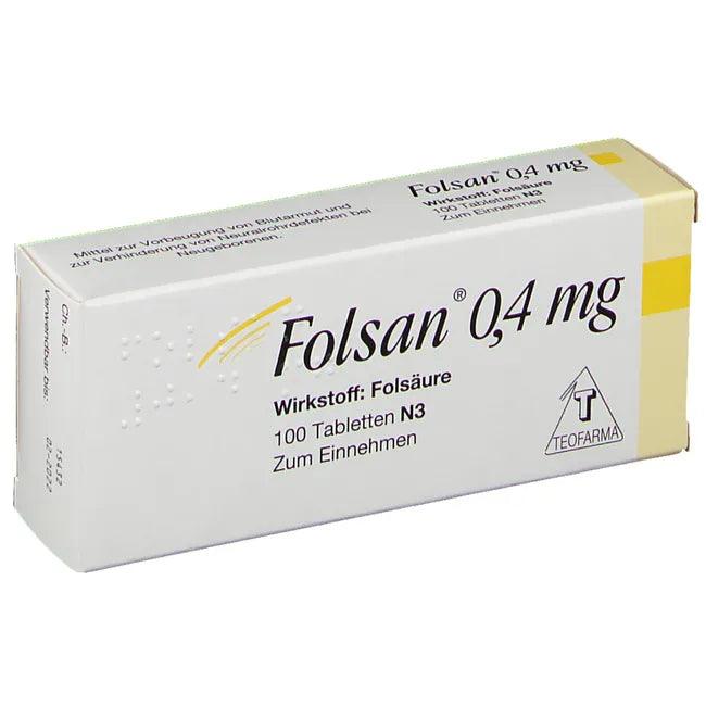 How to prevent anemia, prevention of anemia, FOLSAN 0.4 mg tablets - UKDorf