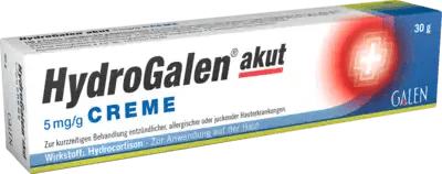 Hydrocortisone cream, HYDROGALEN acute cream - UKDorf