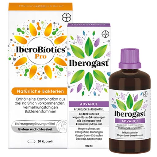 IBEROGAST ADVANCE 100ML + IBEROBIOTICS PRO SAVING SET - UKDorf