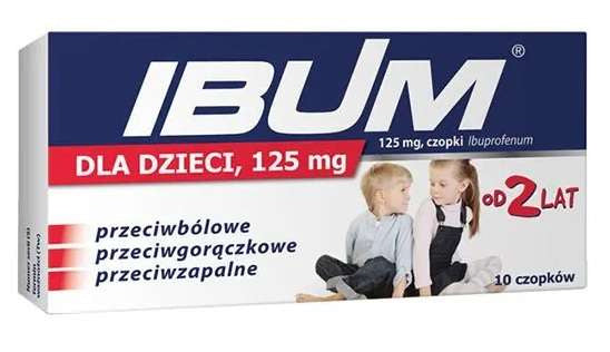 Suppository, Ibum for children 125 mg 10 suppositories - UKDorf