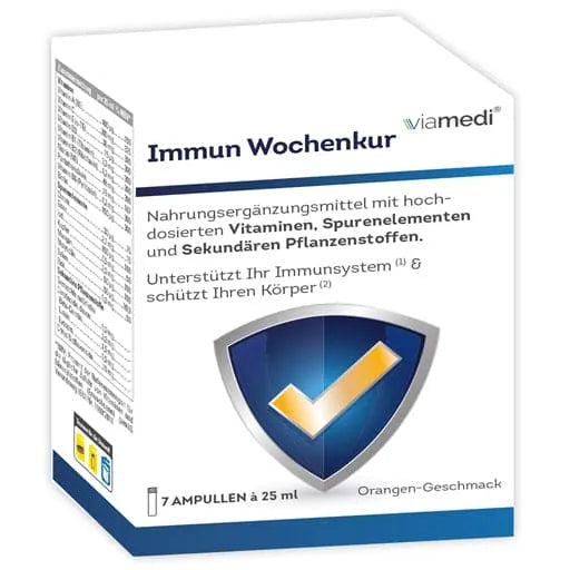 IMMUNE WEEKLY TREATMENT Viamedi drinking ampoules - UKDorf