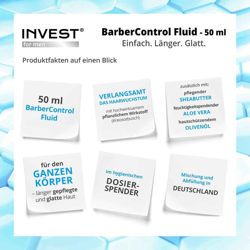 INVEST MEN BarberControl Fluid