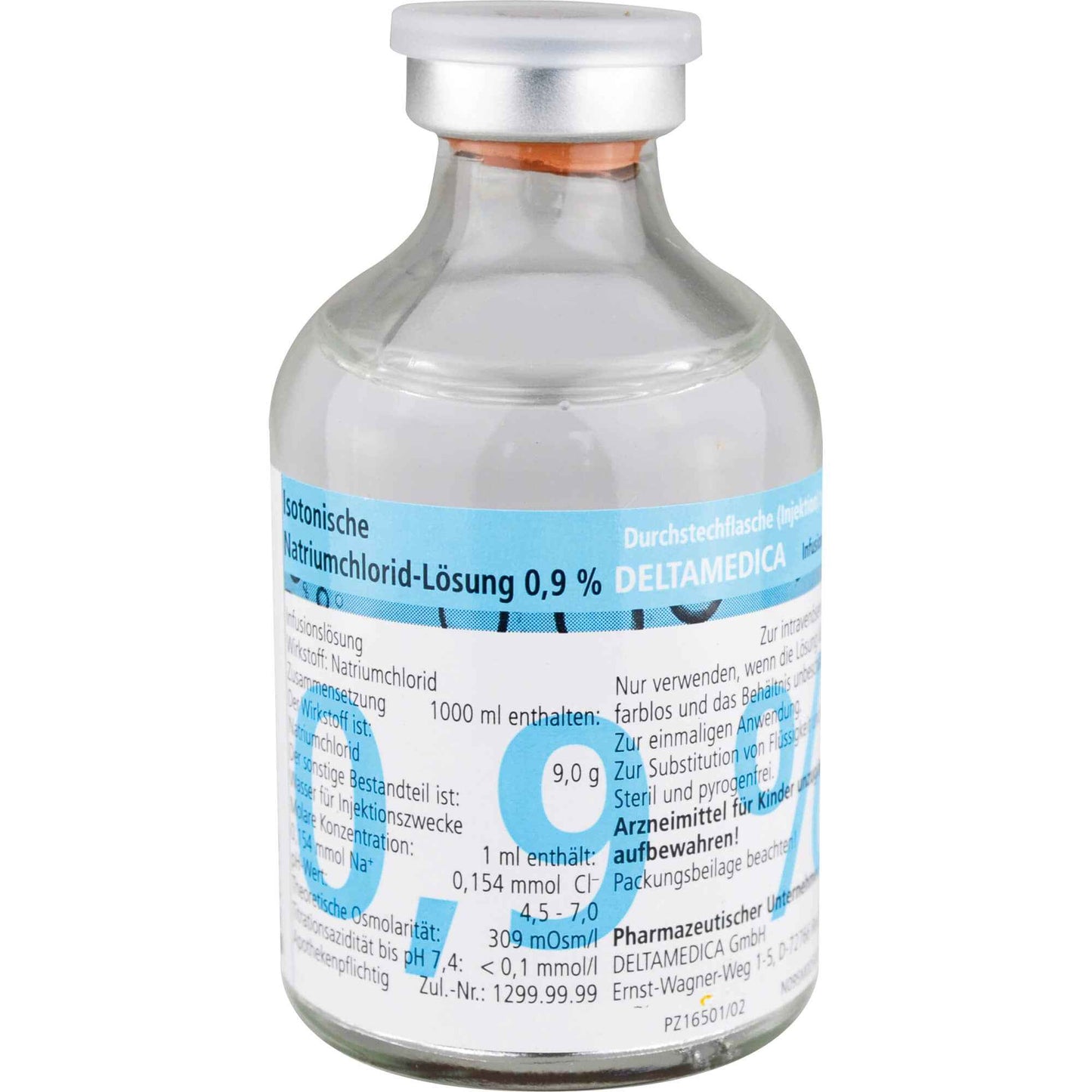 ISOTONIC NaCl 0.9% DELTAM.Injection glass bottle