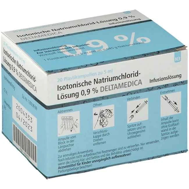 ISOTONIC NaCl 0.9% DELTAMEDICA Inf.-Lsg.Pl.Ampoules