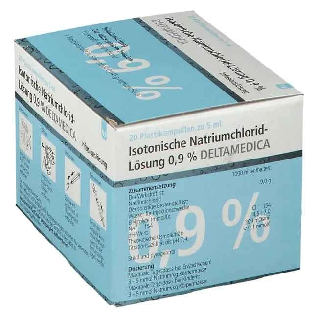 ISOTONIC NaCl 0.9% DELTAMEDICA Inf.-Lsg.Pl.Ampoules