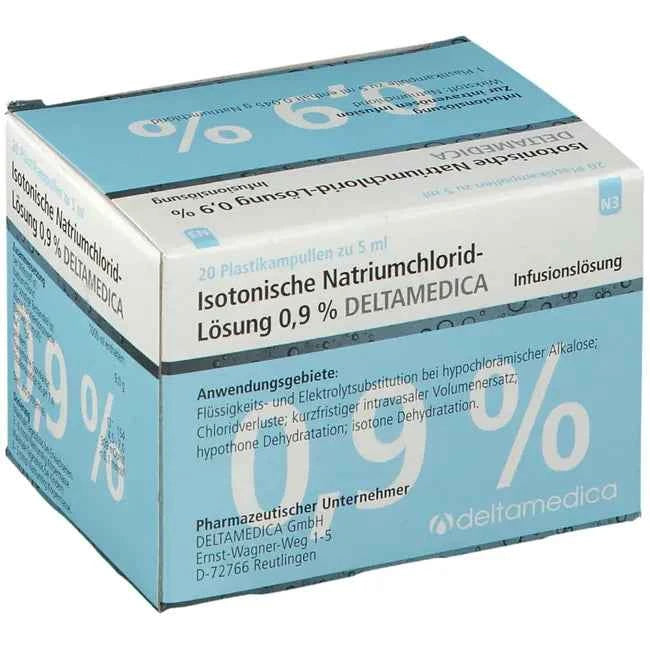 ISOTONIC NaCl 0.9% DELTAMEDICA Inf.-Lsg.Pl.Ampoules