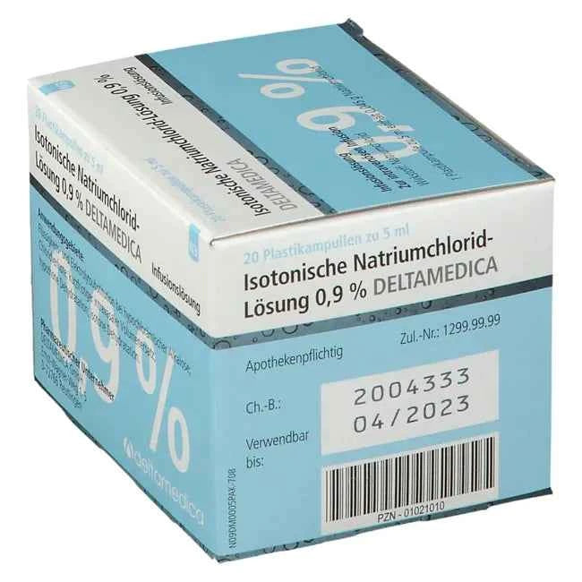 ISOTONIC NaCl 0.9% DELTAMEDICA Inf.-Lsg.Pl.Ampoules