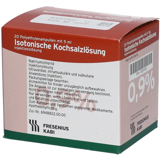 ISOTONIC saline solution 0.9% plastic ampoules - UKDorf
