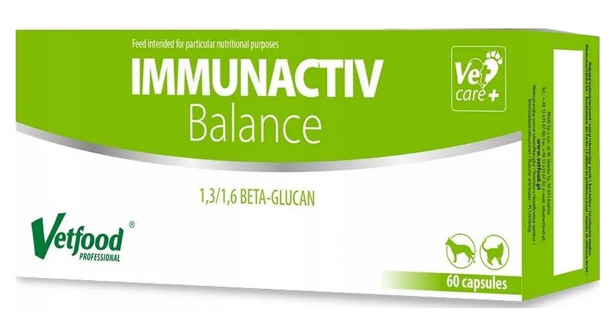 Immunactiv Balance Animal immunity support preparation 60 capsules - UKDorf