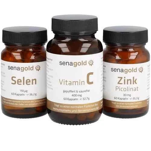 Immune Set Triple Combo with Vitamin C, Zinc, Selenium