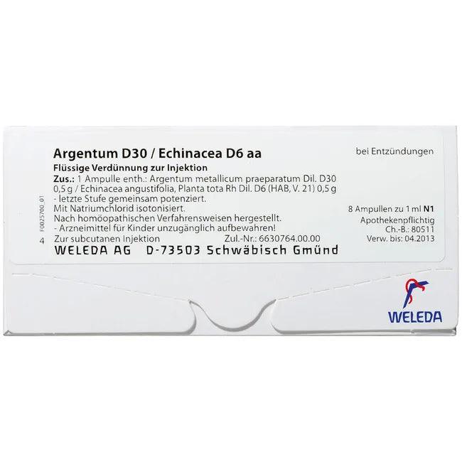 Inflammation, ARGENTUM D 30/ECHINACEA D 6 aa ampoules - UKDorf