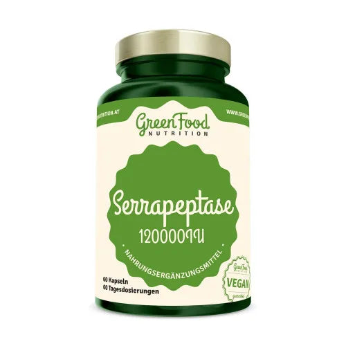 Inulin (chicory fiber), Greenfood Nutrition Serrapeptase 120000IU - UKDorf
