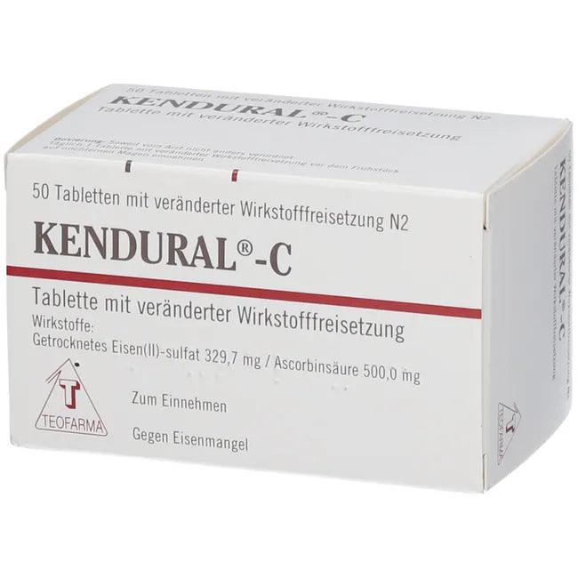 Iron(ii) sulfate, Extended time release vitamin c, KENDURAL C extended-release tablets - UKDorf