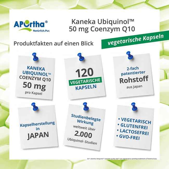 KANEKA Ubiquinol 50 mg Coenzyme Q10 vegetarian