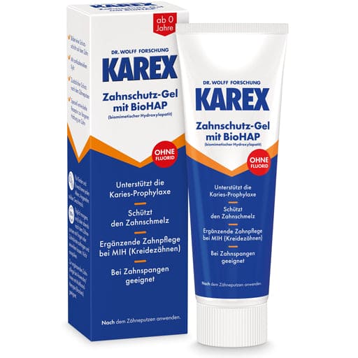 KAREX jelly, natural toothpaste without fluoride, calcium, xylitol, hydroxyapatite - UKDorf