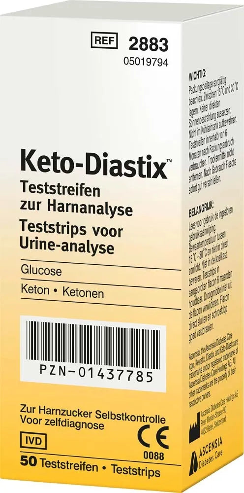 KETO test strips, DIASTIX - UKDorf