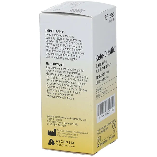 KETO test strips, DIASTIX - UKDorf