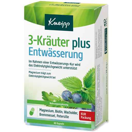 KNEIPP 3-Herbs plus Drainage Capsules