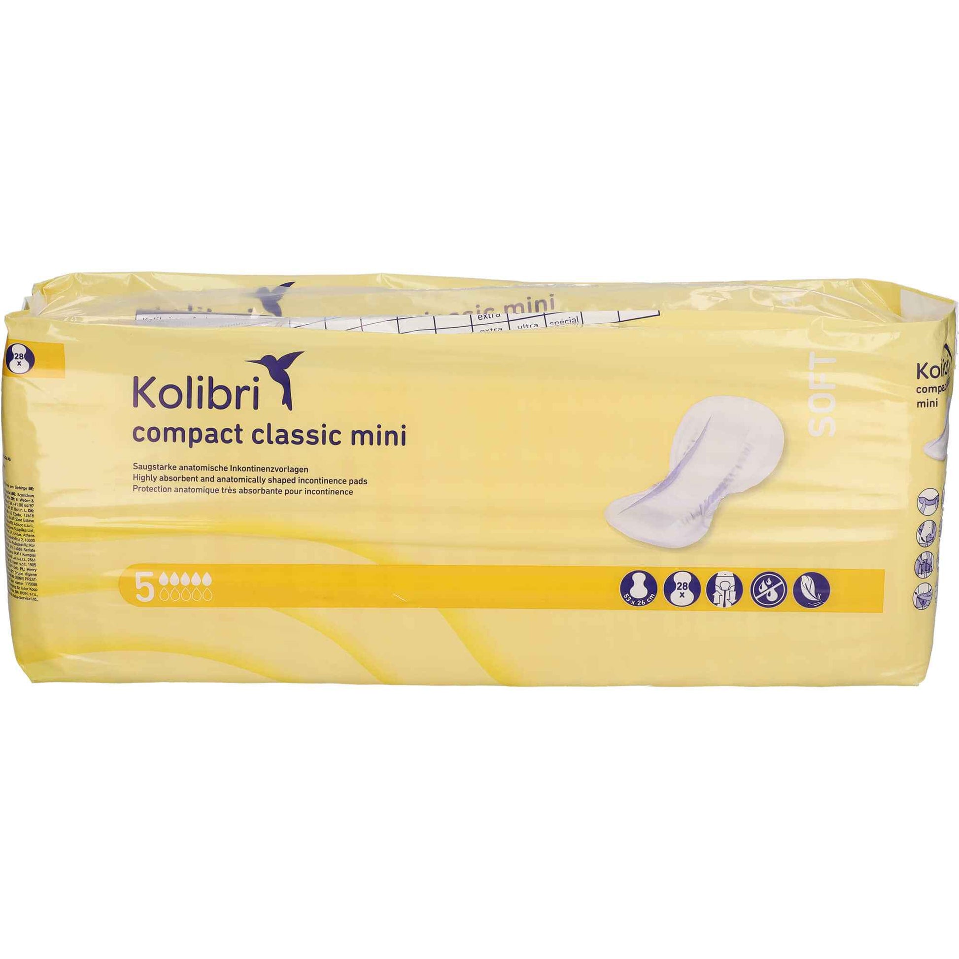 KOLIBRI compact classic mini anatomical templates