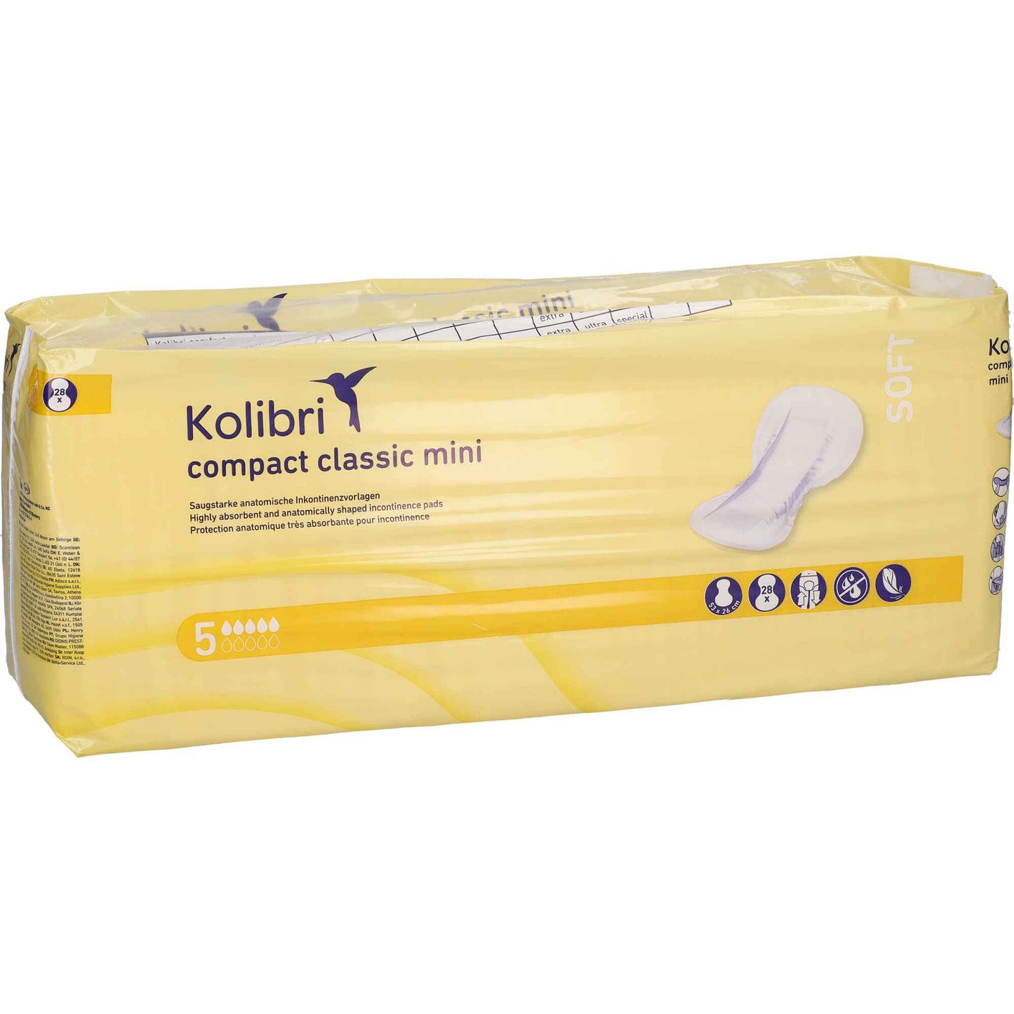 KOLIBRI compact classic mini anatomical templates