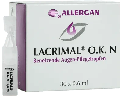 Keratoconjunctivitis sicca, LACRIMAL OK N povidone eye drops - UKDorf