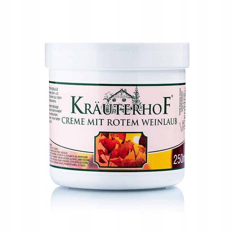 Krauterhof Balm with an extract from the leaves of red grapes 250ml