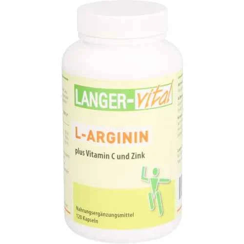 L-ARGININE 2894 mg plus Vitamin C and Zinc Capsules