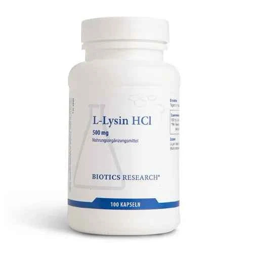 L-LYSINE HCL 500 mg capsules 100 pcs