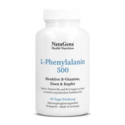 L-PHENYLALANINE 500+B-Vitamins+Iron+Copper - UKDorf