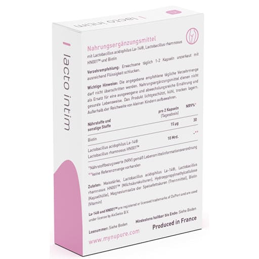 LACTO INTIM oral probiotic for bacterial vaginosis - UKDorf