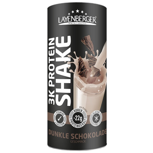 LAYENBERGER 3K Protein Shake dark chocolate - UKDorf
