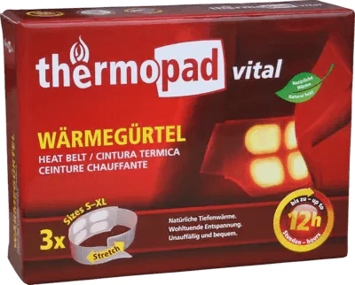Lower back pain, upper back pain, THERMOPAD heat belt - UKDorf