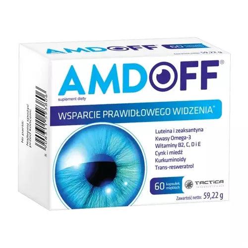 Lutein, zeaxanthin, trans-resveratrol and Omega-3 acids, Amdoff - UKDorf