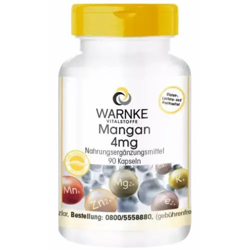 MANGANESE 4 mg capsules - UKDorf