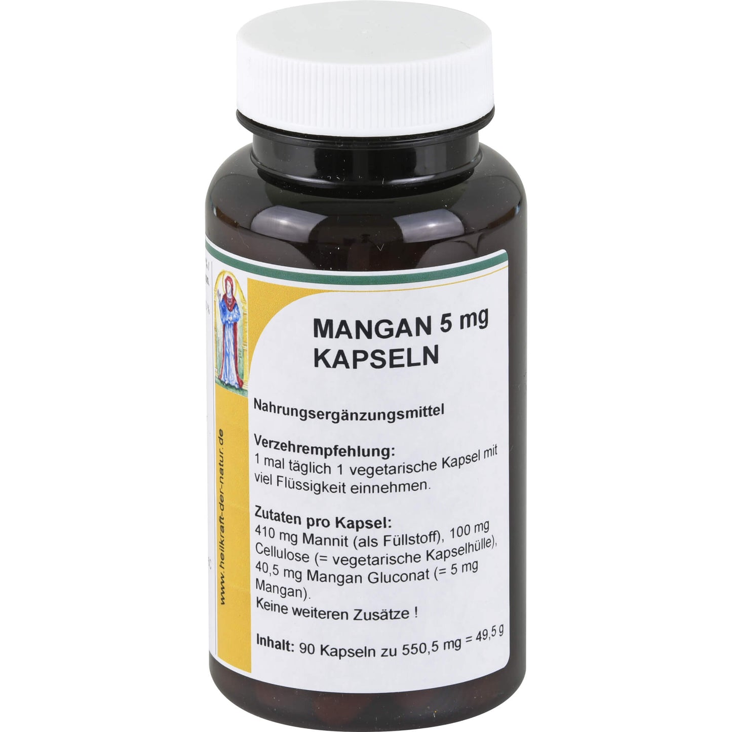 MANGANESE 5 mg Gluconate Capsules