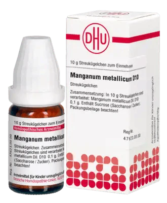 MANGANUM METALLICUM D 10 globules - UKDorf