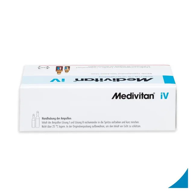MEDIVITAN iV solution for injection in ampule pairs 8 pc B6, vitamin B12, folic acid